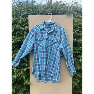 Wrangler Western Shirt Pearl Snap L